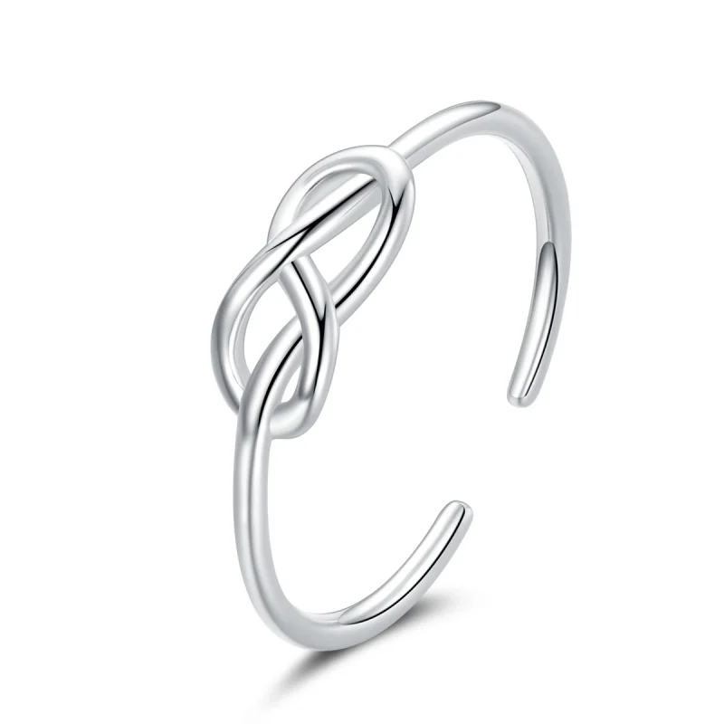 (image for) Pandora Style Silver Infinity Open Ring - BSR143 - Product Image