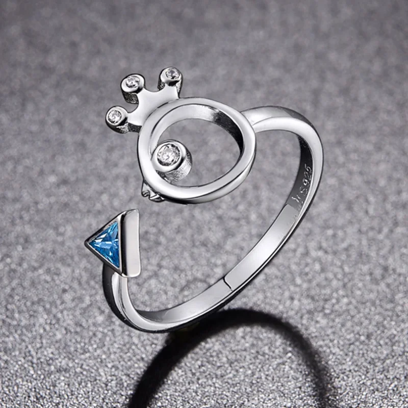 (image for) Pandora Style Silver King of Fish Ring - SCR079 - View 2