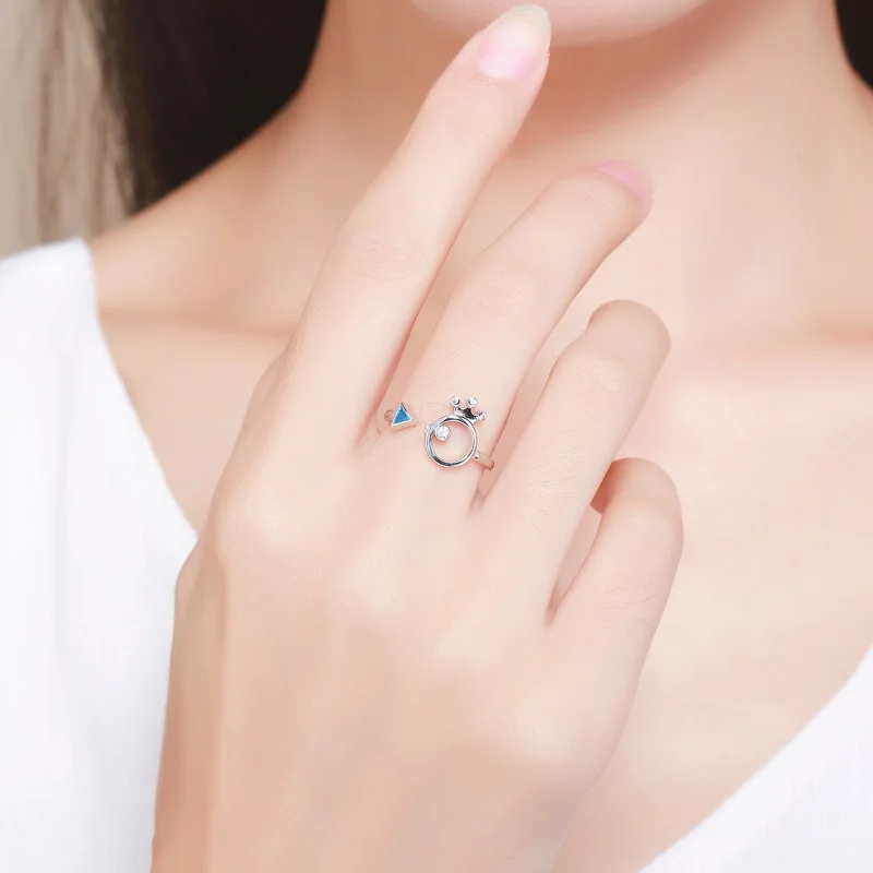 (image for) Pandora Style Silver King of Fish Ring - SCR079 - View 5