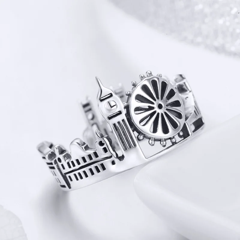(image for) Pandora Style Silver London Open Ring - SCR474 - View 4
