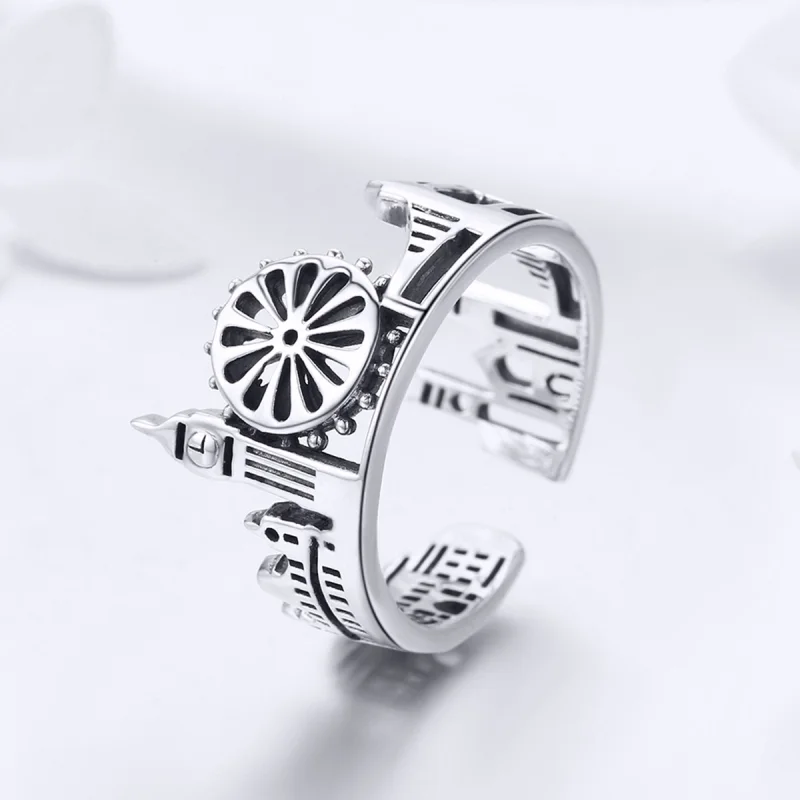 (image for) Pandora Style Silver London Open Ring - SCR474 - View 5