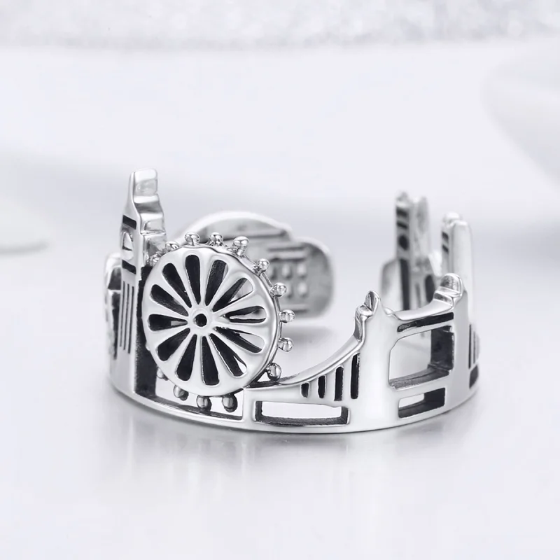 (image for) Pandora Style Silver London Open Ring - SCR474 - View 6