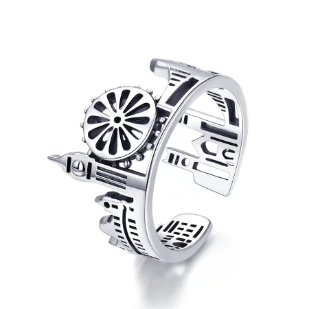 Pandora Style Silver London Ring - SCR474