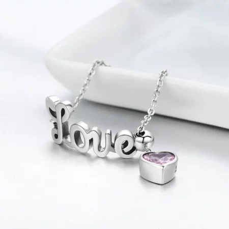 Pandora Style Silver Love Ring - SCR246