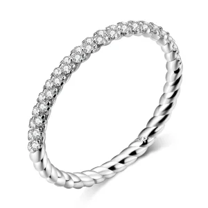 (image for) Pandora Style Silver Love Ring - SCR624