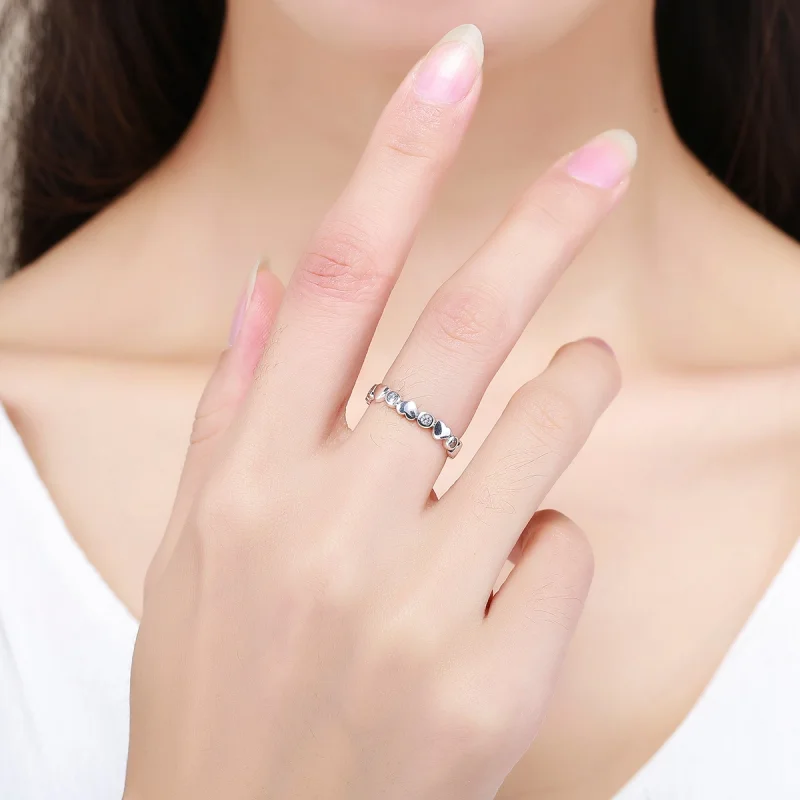 (image for) Pandora Style Silver My Heart Is Bright Ring - SCR164 - View 8