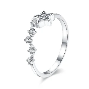(image for) Pandora Style Silver Secret of Stars Ring - SCR440