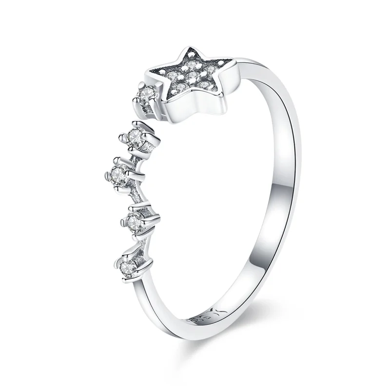 (image for) Pandora Style Silver Secret of Stars Ring - SCR440 - Product Image