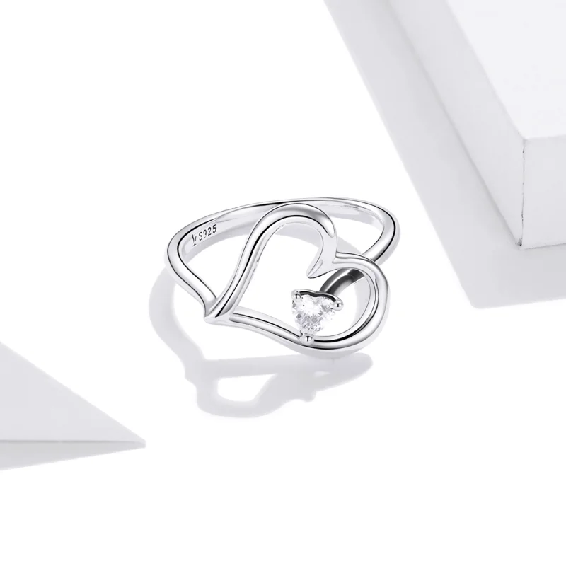 (image for) Pandora Style Silver Shining Wish Ring - SCR700 - View 4