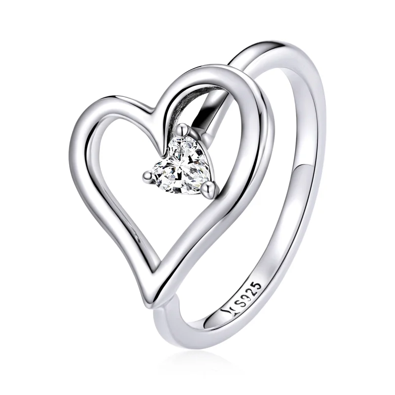 (image for) Pandora Style Silver Shining Wish Ring - SCR700 - Product Image