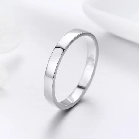Pandora Style Silver Simple Feelings Ring - SCR343