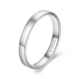 Pandora Style Silver Simple Feelings Ring - SCR343 Pandora Style Silver Simple Feelings Ring - SCR343