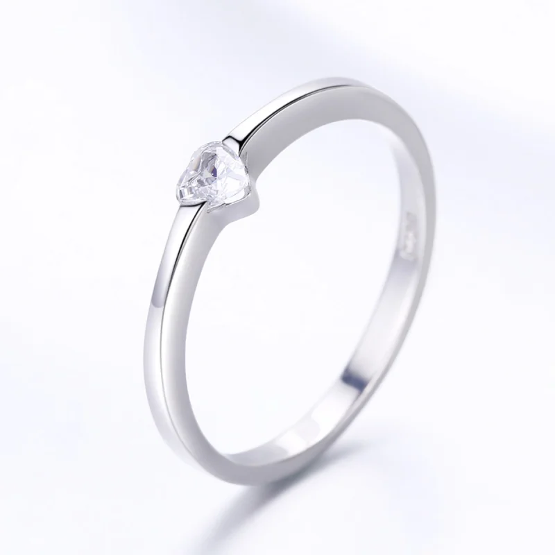 (image for) Pandora Style Silver Simple Grace Ring - SCR450 - View 4