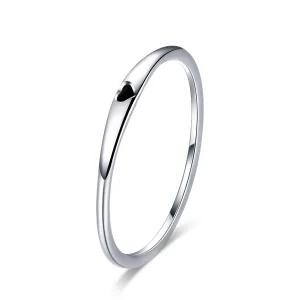(image for) Pandora Style Silver Simple Love Ring - SCR468