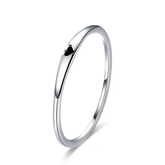 Pandora Style Silver Simple Love Ring - SCR468