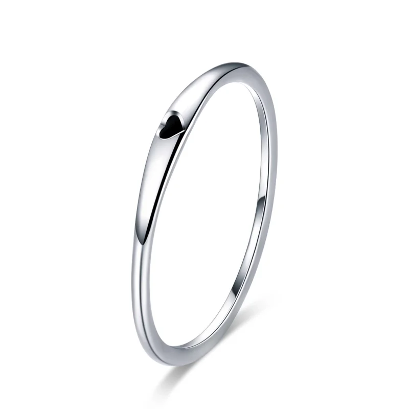(image for) Pandora Style Silver Simple Love Ring - SCR468 - Product Image