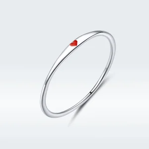 (image for) Pandora Style Silver Simple Love Ring - SCR620