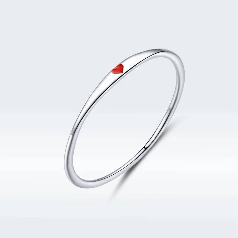 (image for) Pandora Style Silver Simple Love Ring - SCR620 - Product Image
