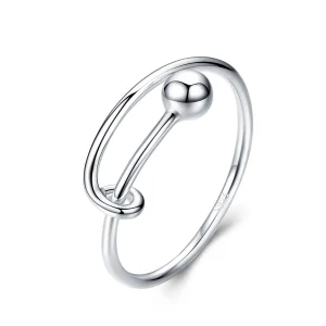(image for) Pandora Style Silver Simple Open Ring - SCR520