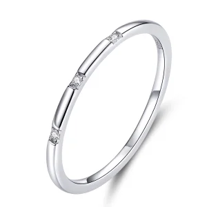Pandora Style Silver Slim Ring - SCR591 (image for) Pandora Style Silver Slim Ring - SCR591