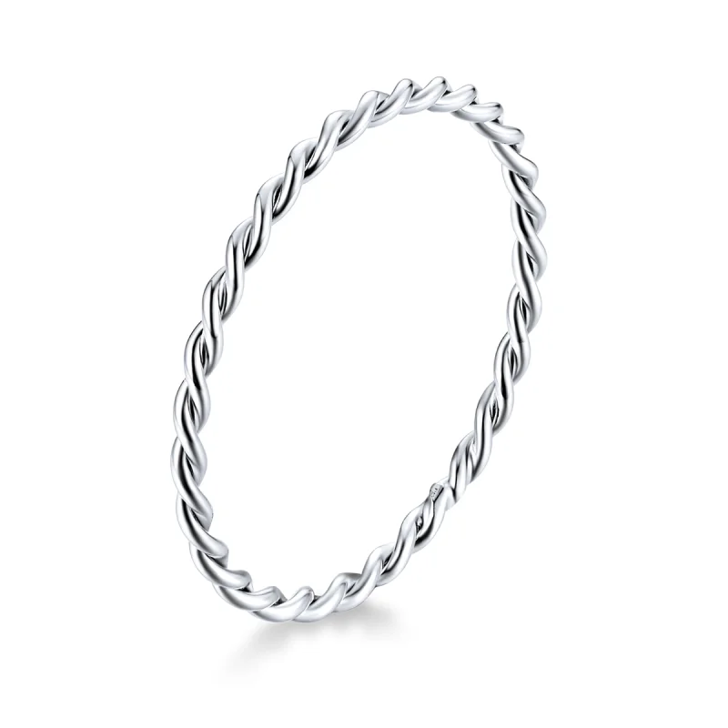 (image for) Pandora Style Silver Slim Ring - SCR640 - Product Image