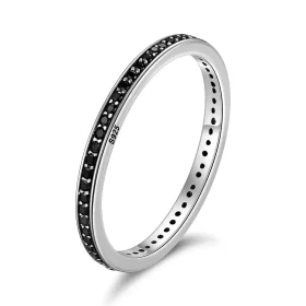 Pandora Style Silver Sparkling Pots Ring - SCR114 Pandora Style Silver Sparkling Pots Ring - SCR114