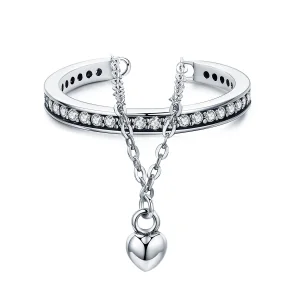 (image for) Pandora Style Silver Special One Open Ring - SCR291