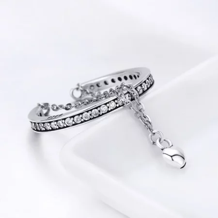 Pandora Style Silver Special One Ring - SCR291