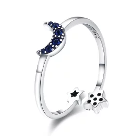 Pandora Style Silver Starry Sky Ring - SCR437 Pandora Style Silver Starry Sky Ring - SCR437