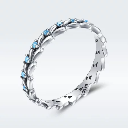Pandora Style Silver Surf Ring - SCR162