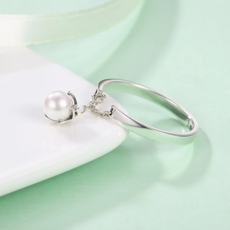 (image for) Pandora Style Silver Tears of Flowers Ring - SCR165 - View 7