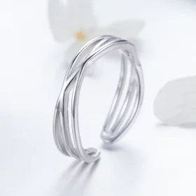 Pandora Style Silver Time Travel Ring - SCR483 Pandora Style Silver Time Travel Ring - SCR483