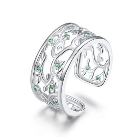 Pandora Style Silver Tree of Life Open Ring - BSR125 Pandora Style Silver Tree of Life Open Ring - BSR125
