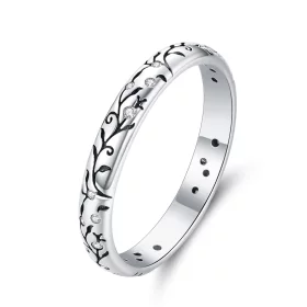 Pandora Style Silver Vintage Vine Ring - SCR659 Pandora Style Silver Vintage Vine Ring - SCR659