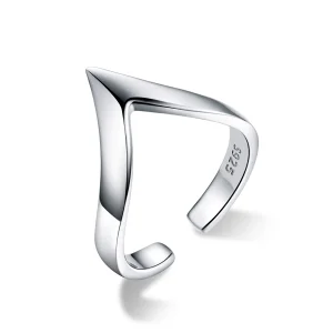 (image for) Pandora Style Silver Wishbone Open Ring - SCR470