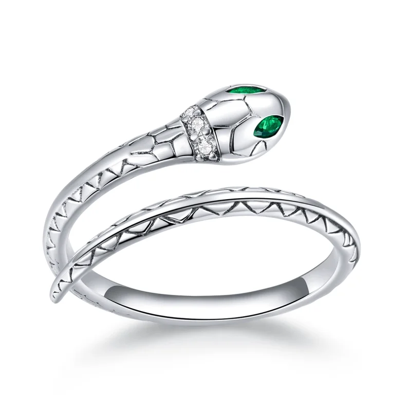 (image for) Pandora Style Snake Open Ring - BSR169 - Product Image