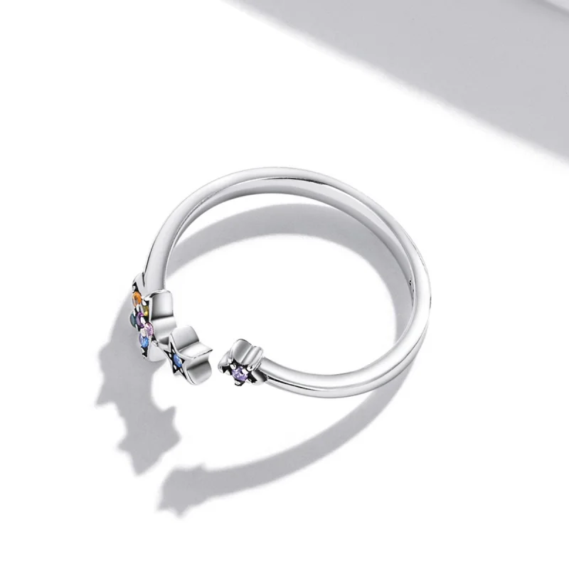 (image for) Pandora Style Star Open Ring - SCR769 - View 4