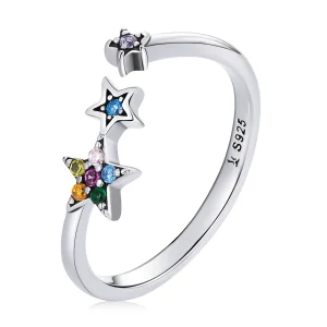 (image for) Pandora Style Star Open Ring - SCR769