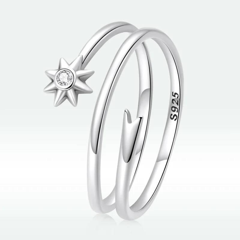 (image for) Pandora Style Wishing Meteor Open Ring - SCR810 - Product Image