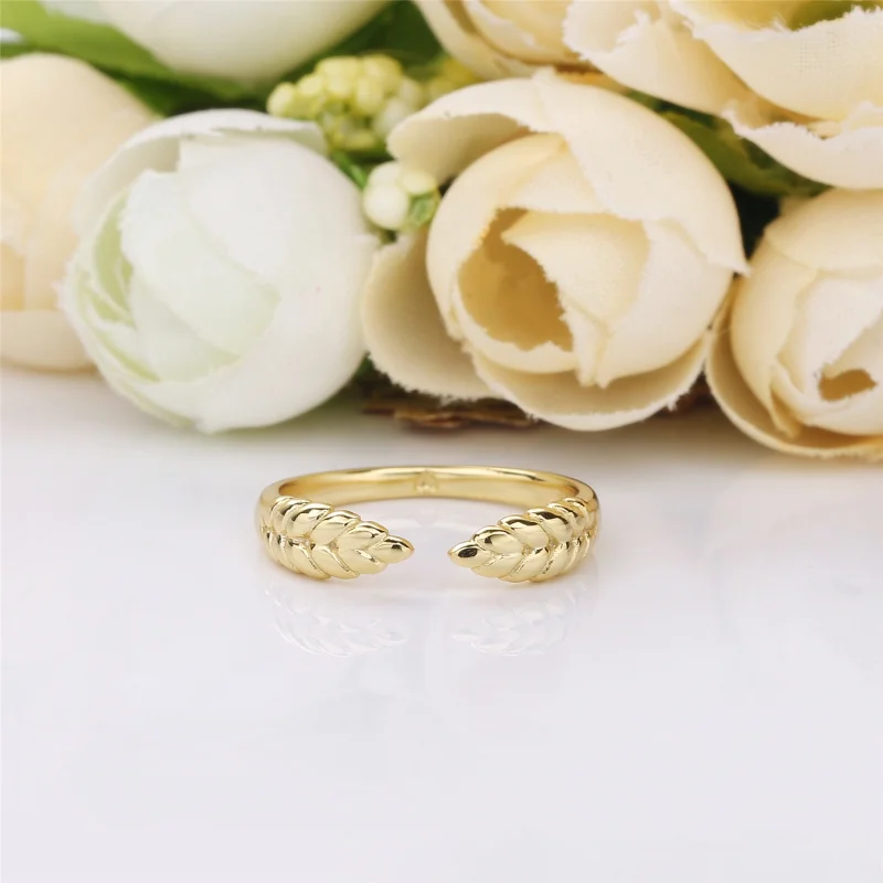 (image for) Open Grains Ring, PANDORA Shine™ - 167699 - View 3