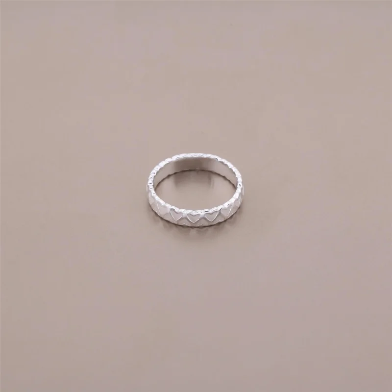 (image for) PANDORA Abundance of Love Ring, Silver Enamel - 190975EN23 - Rings - View 2