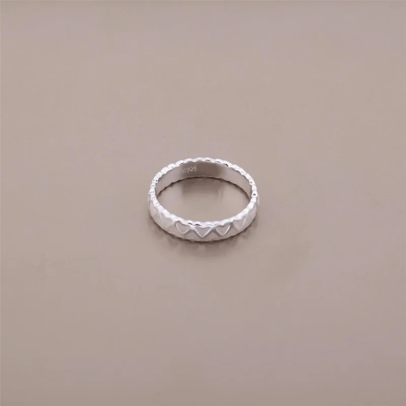 (image for) PANDORA Abundance of Love Ring, Silver Enamel - 190975EN23 - Rings - View 3