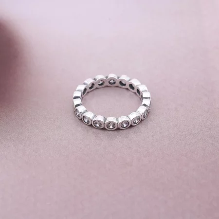 PANDORA Alluring Petite Brilliant Stackable Ring, Clear Cz - 190941CZ