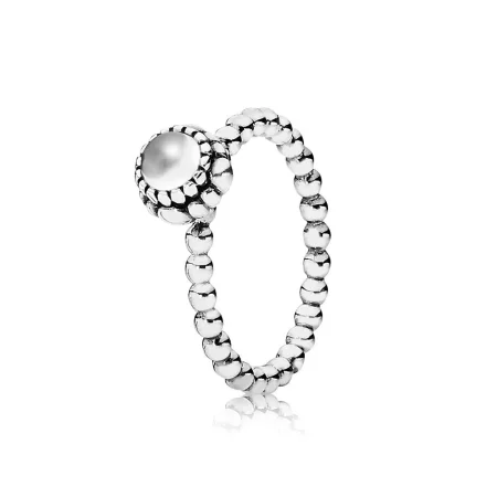 PANDORA April Birthstone Ring - 190854BK