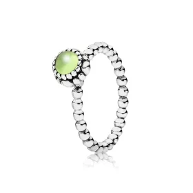 PANDORA August Birthstone Ring - 190854PE PANDORA August Birthstone Ring - 190854PE
