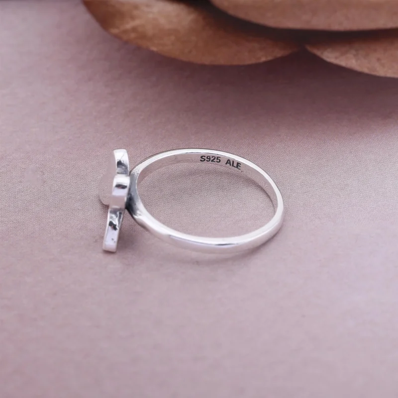 (image for) PANDORA Butterfly Silver Ring With Clear Cubic Zirconia - 190993CZ - View 3