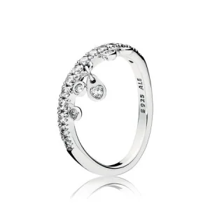 (image for) PANDORA Chandelier Droplets Ring, Clear CZ - 197108CZ
