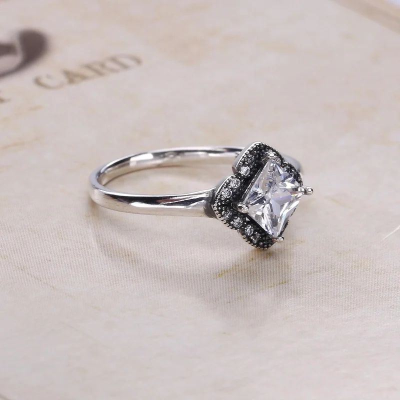 (image for) PANDORA Crystallised Floral Fancy Ring - 190966CZ - View 3