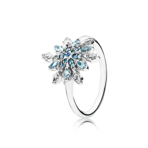 (image for) PANDORA Crystallised Snowflake Ring - 190969NBLMX