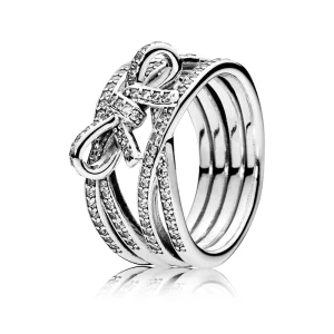 (image for) PANDORA Delicate Sentiments, Clear Cz Rings - 190995CZ